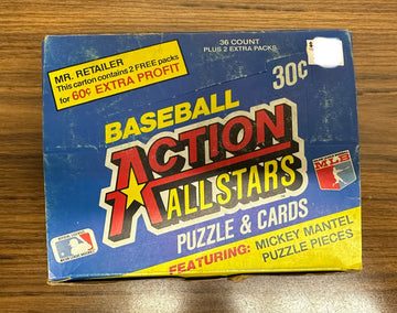 1983 Donruss Baseball Action All Stars Box (38 Packs)