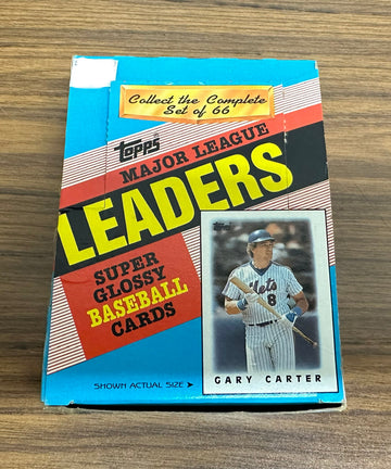 1986 Topps Major League Leaders Baseball Box (36 Packs)