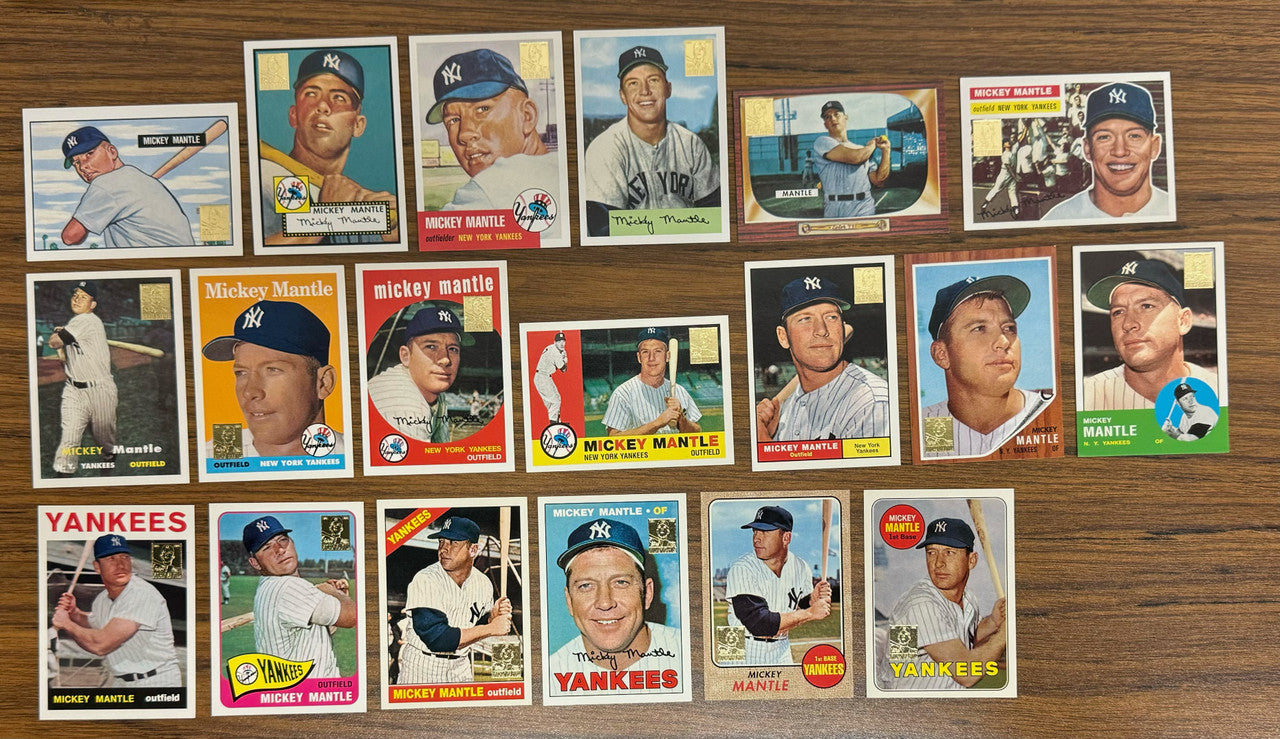 1996 Topps Mickey Mantle Commemorative Set 19 Cards