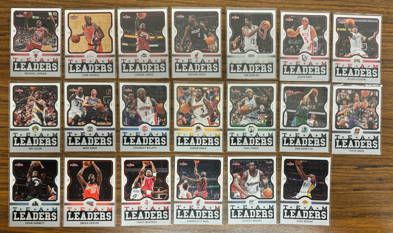 2006-07 Fleer Team Leaders Set (20) Jordan James Bryant