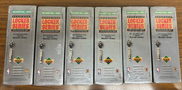 1991/92 Upper Deck Basketball Michael Jordan Locker Series 6-Box Set Sealed