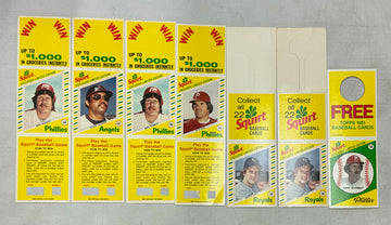 1981-1982 Topps Squirt Panels Lot of 72 Rose Brett Murray