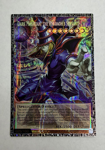 2026 Yugioh Dark Magician, The Pharaoh's Servant Grandmaster Rare #EN001 25/100