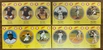 1982 Zellers Baseball Complete Panel Set - 20 Panels - 60 Cards