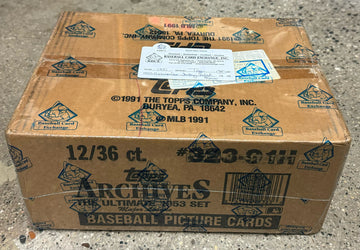 1991 Topps Archives Baseball 1953 Reprint 12-Box Case BBCE Wrapped and Sealed