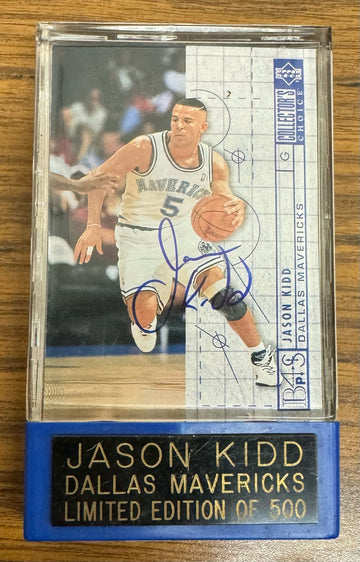1994-95 UD Collector's Choice Jason Kidd #377 RC Auto /500 Score Board