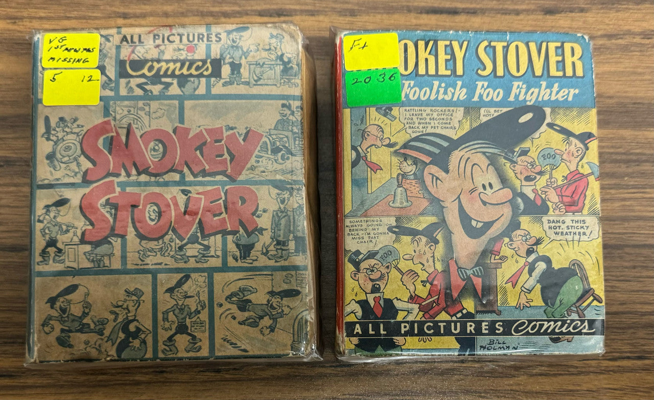 Smokey Stover All Pictures Comics Big Better Little Books Lot of 2