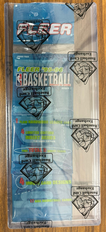 1995-96 Fleer Basketball Series 1 Rack Pack BBCE Wrapped and Sealed
