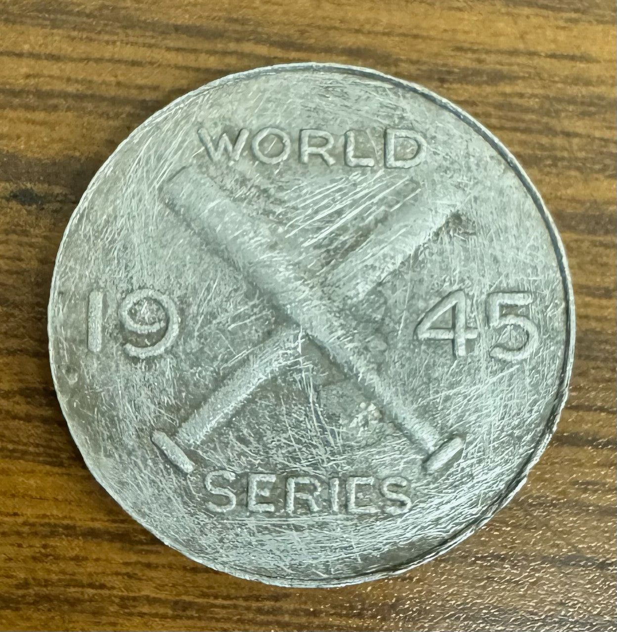 1945 World Series Detroit Tigers vs. Chicago Cubs Coin Token