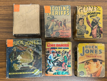 Western Big/Better Little Book lot of 6 The Lone Ranger Buck Jones