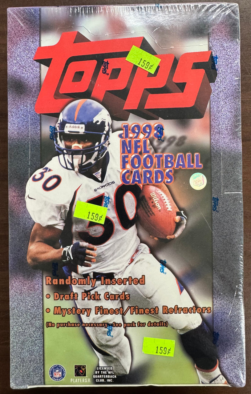 1998 Topps Football Hobby Box Factory Sealed Manning Rookie Year