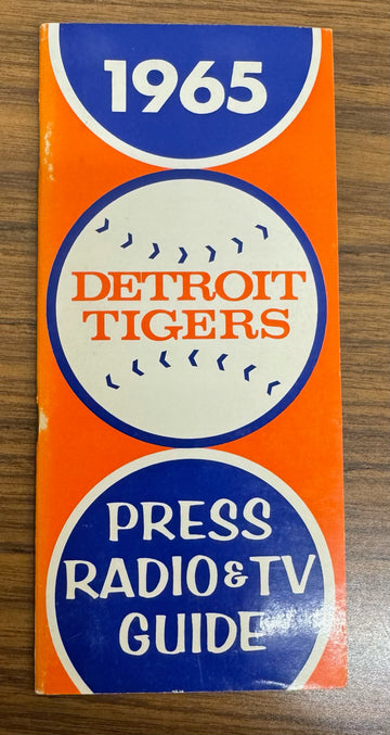 1965 Detroit Tigers Press Radio TV Media Guide