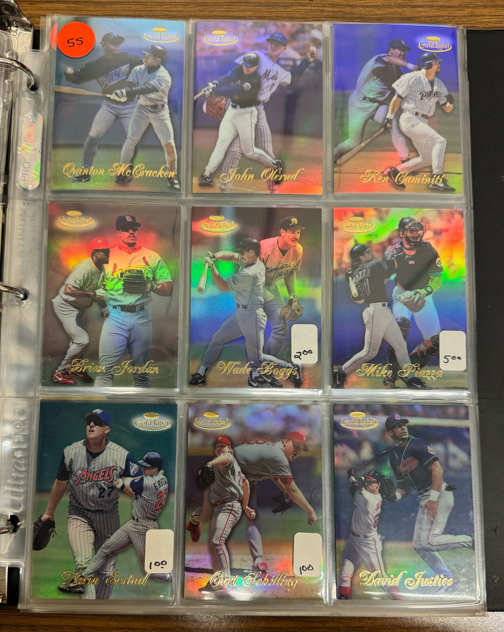 1998 Topps Gold Label Baseball Class 1 Complete Set (100) NM-MT