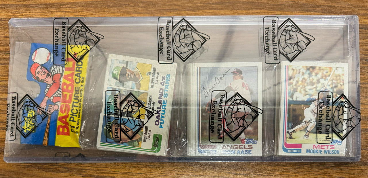 1982 Topps Baseball Rack Pack BBCE Wrapped and Sealed