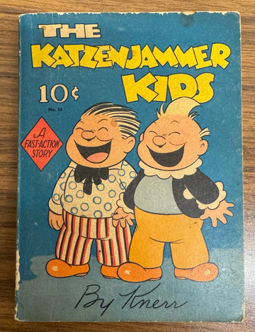 1942 Fast Action Book The Katzenjammer Kids Vintage