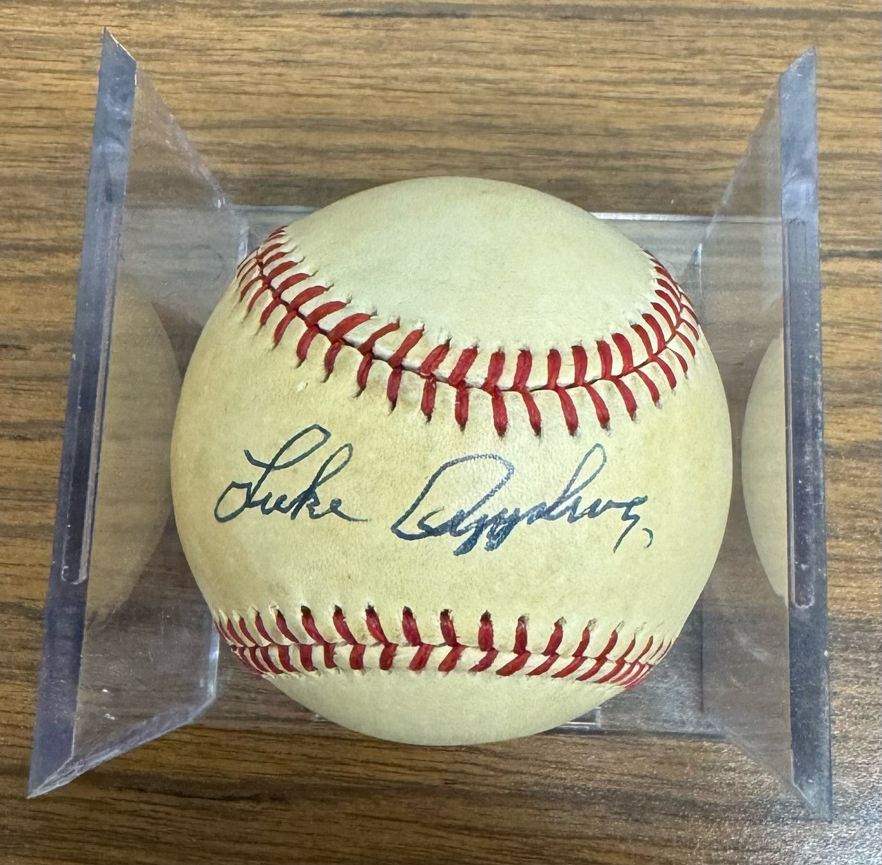 Luke Appling Signed Autographed Rawlings OAL Baseball JSA