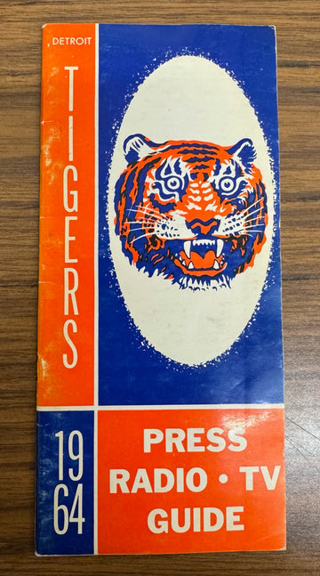 1964 Detroit Tigers Press Radio TV Media Guide