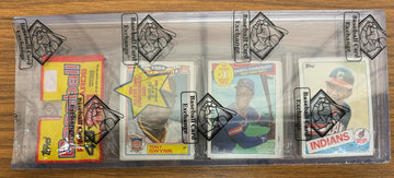 1985 Topps Baseball Rack Pack Gwynn on Top BBCE Wrapped and Sealed