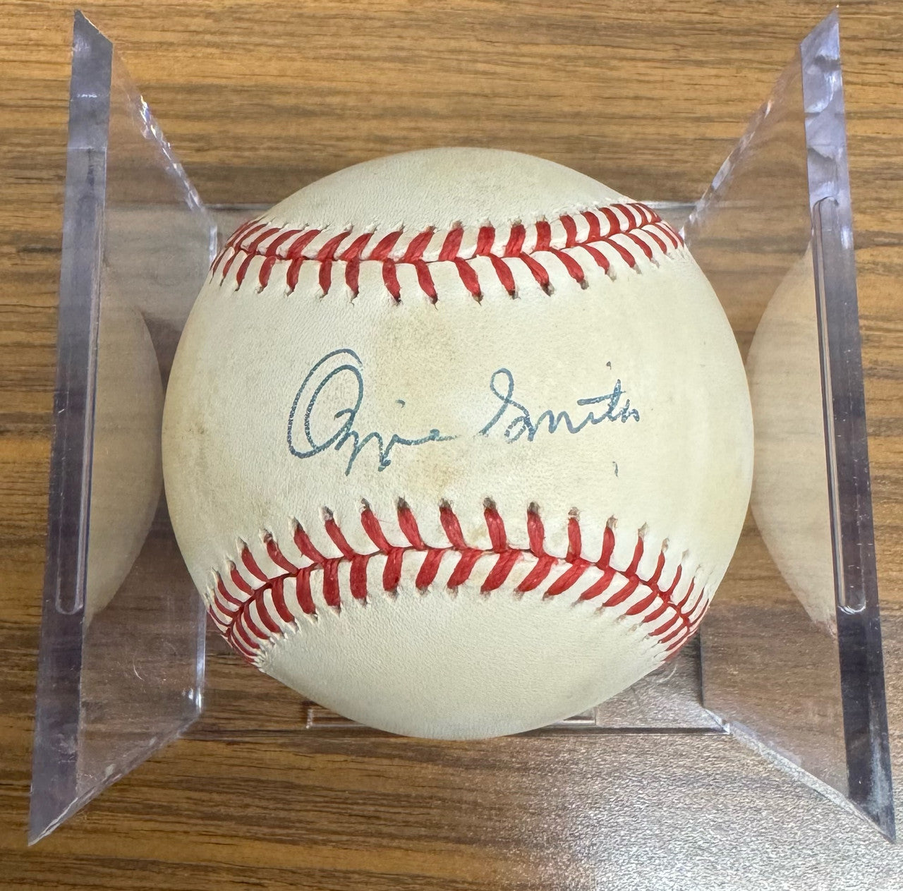 Ozzie Smith Signed Autographed Rawlings OMLB Baseball JSA