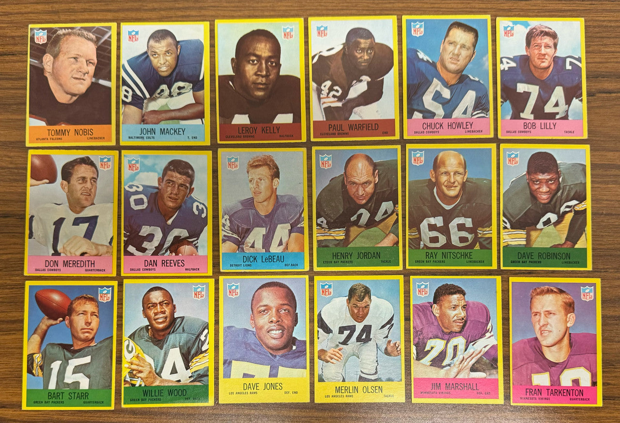 1967 Philadelphia Football Complete Set (198) Overall VG/EX