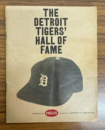 1959 Sports Illustrated Detroit Tigers' Hall Of Fame Booklet