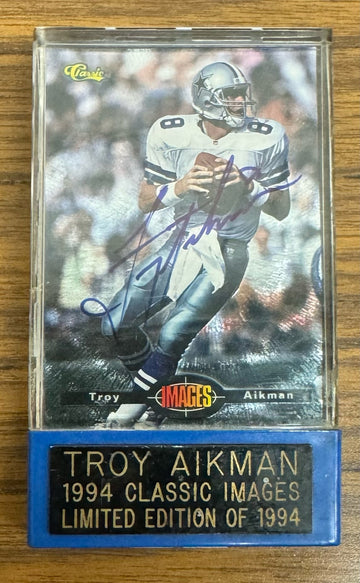 1994 Classic Images Troy Aikman #105 Auto /1994