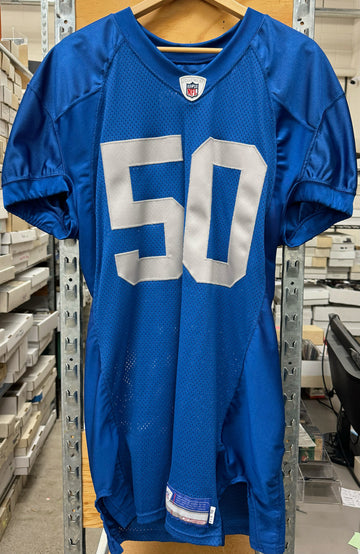 Ernie Sims Detroit Lions Game-Used NFL Jersey