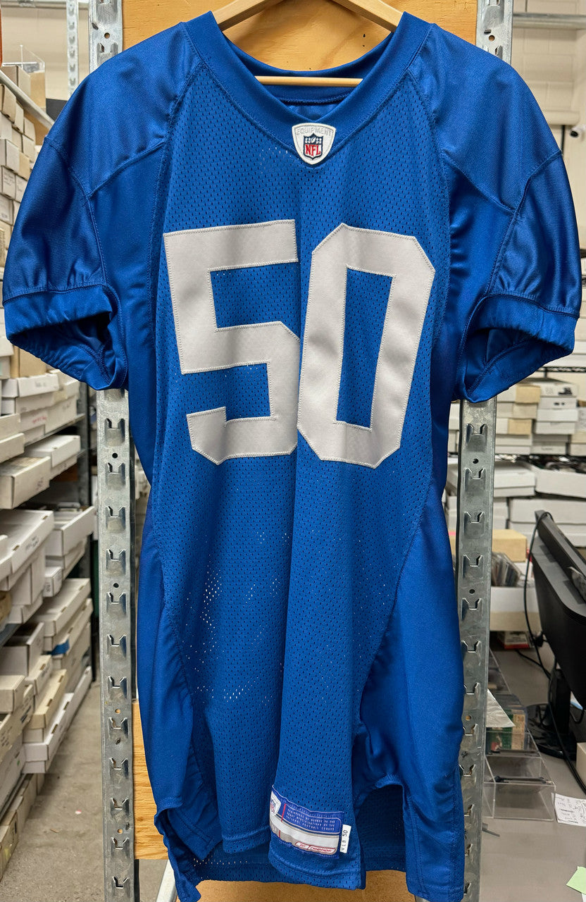 Ernie Sims Detroit Lions Game-Used NFL Jersey