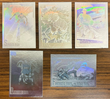 1991 Impel Marvel Universe Series 2 Hologram Complete Set (5)
