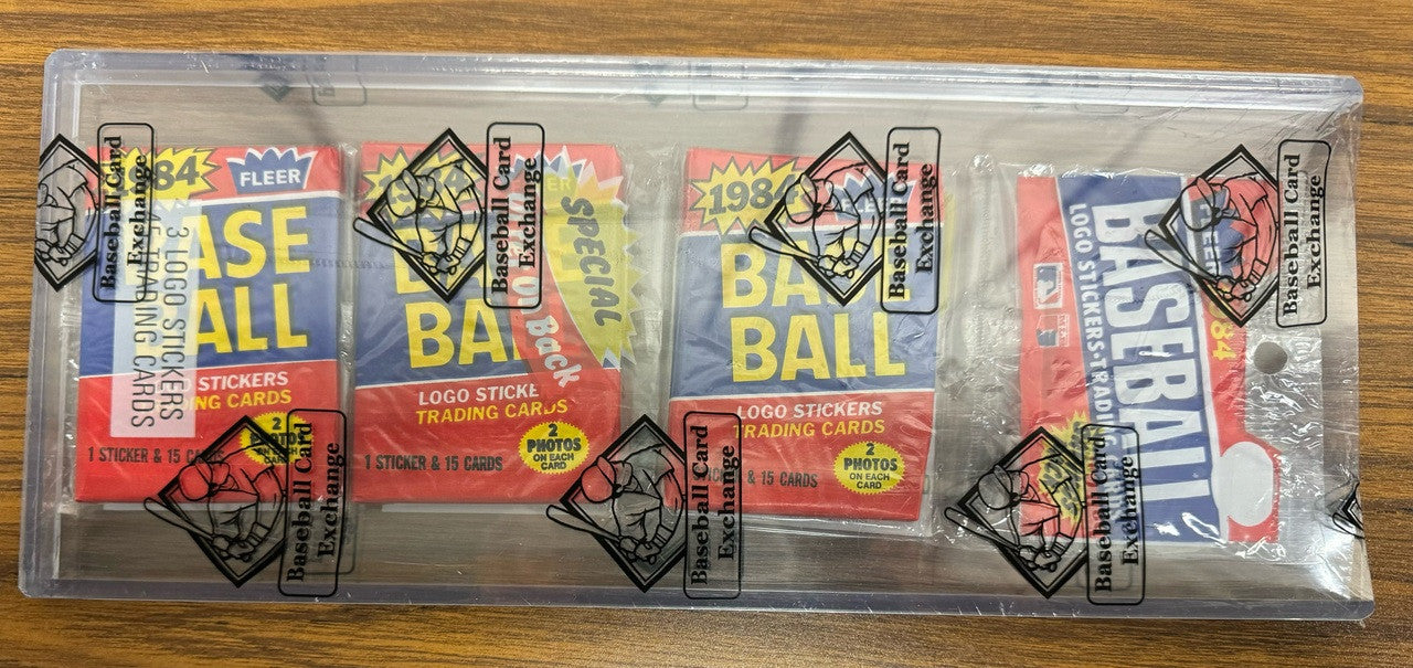1984 Fleer Baseball Rack Pack BBCE Wrapped and Sealed