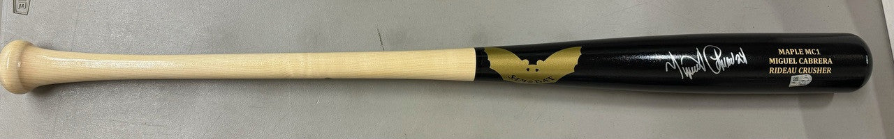 Miguel Cabrera Signed Autographed Sam Bat Rideau Crusher Fanatics