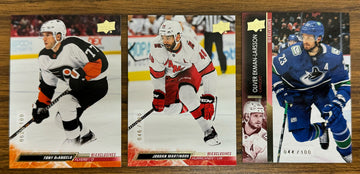 2021-22 & 2022-23 Upper Deck Extended Exclusives /100 Lot of 3