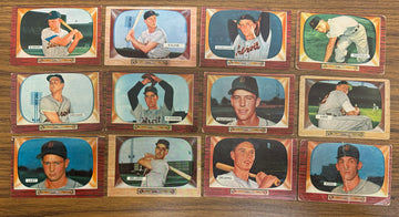 1955 Bowman Detroit Tigers Team Set (17) Kaline Low Grade