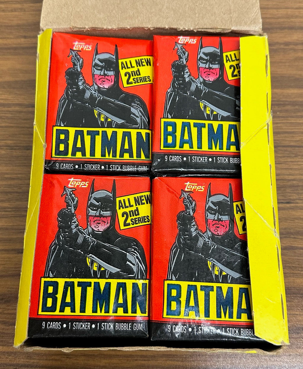 1989 Topps Batman Series 2 Wax Box 36 Sealed Packs