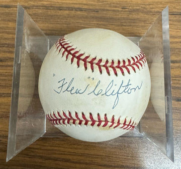 Flea Clifton Signed Autographed Rawlings OAL Baseball JSA