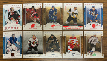2021-22 & 2022-23 Artifacts #'d Lot of 21 /299 /499 ++ Boeser Gartner