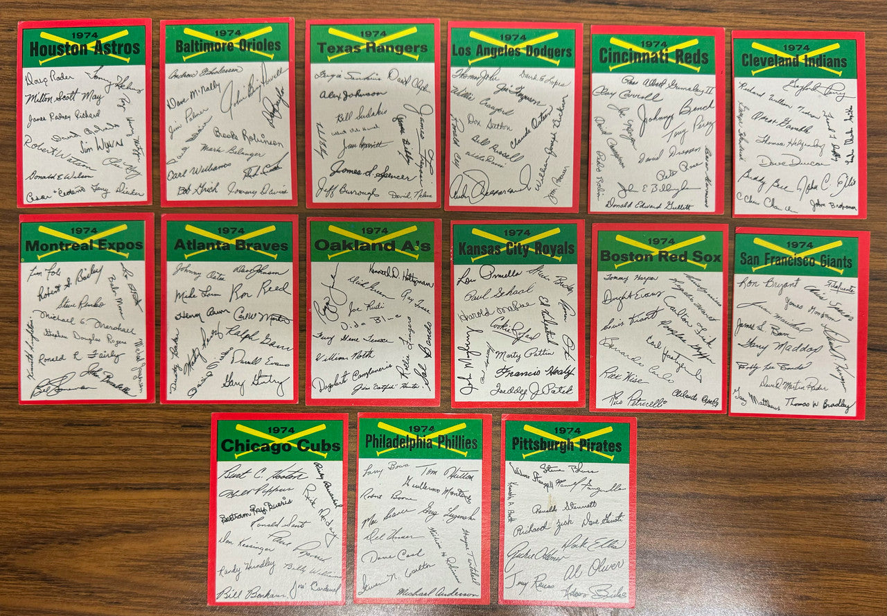 1974 Topps Baseball Near Complete Set 659/660 VG/EX-EX w/ Team CLs + Traded