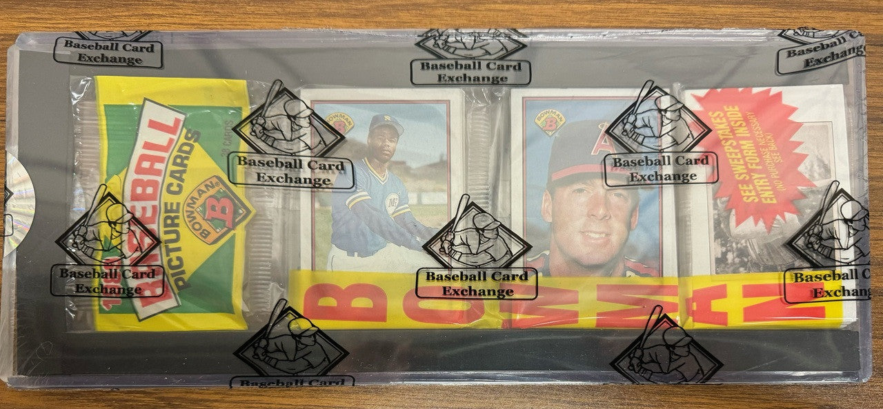 1989 Bowman Baseball Rack Pack Griffey RC on Top BBCE Wrapped and Sealed