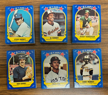 1981 Fleer Baseball Star Stickers Complete Set (125) + Checklists