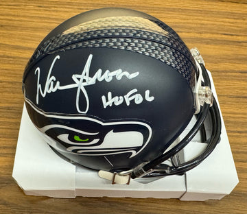 Warren Moon Signed Autographed Seahawks Mini Helmet Tristar