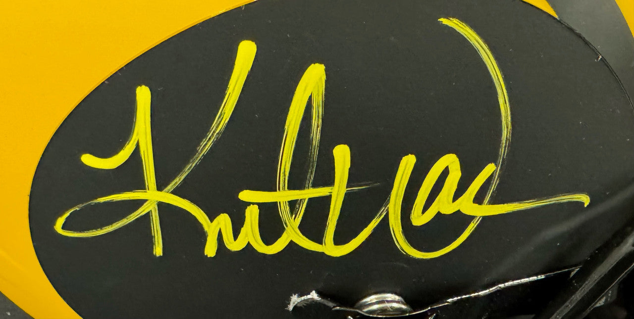 Kurt Warner Signed Autographed FS Replica Eclipse Helmet Beckett
