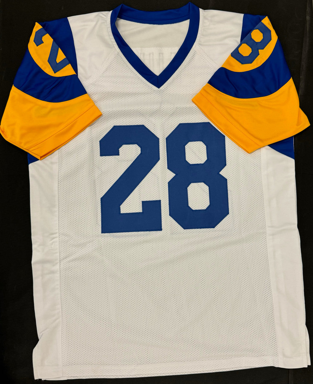 Marshall Faulk Signed Autographed Inscribed Custom Jersey Beckett