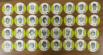 1977 Burger Chef Baseball Discs Near Complete Set 143/216 w/ Stars