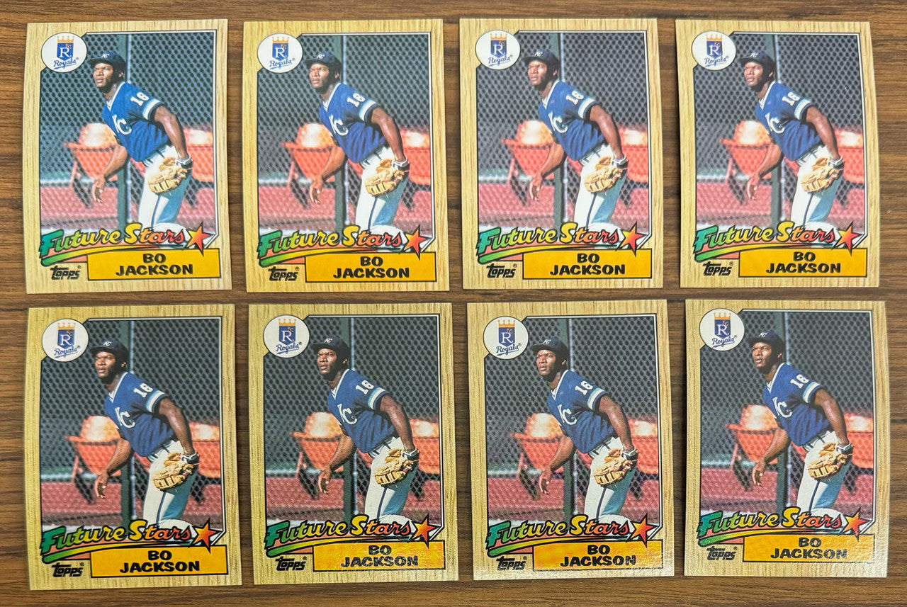 1987 Topps Future Stars Bo Jackson RC #170 Lot of 25 NM or Better