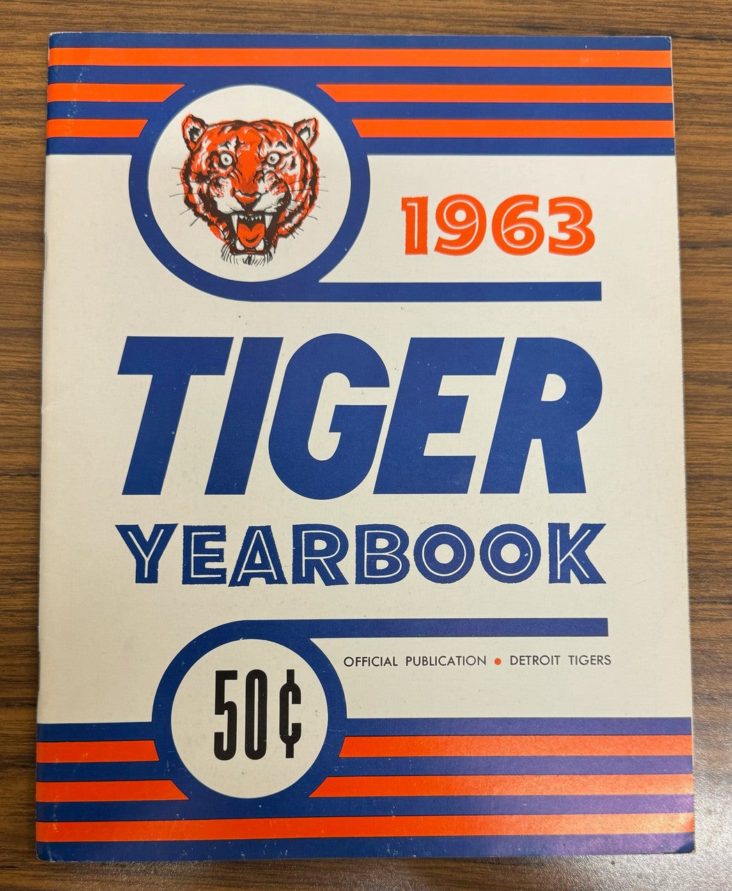 1963 Detroit Tigers Official Yearbook