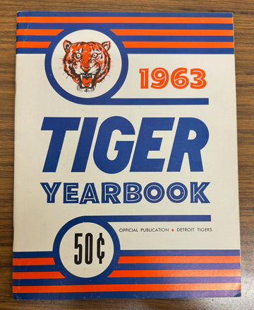 1963 Detroit Tigers Official Yearbook