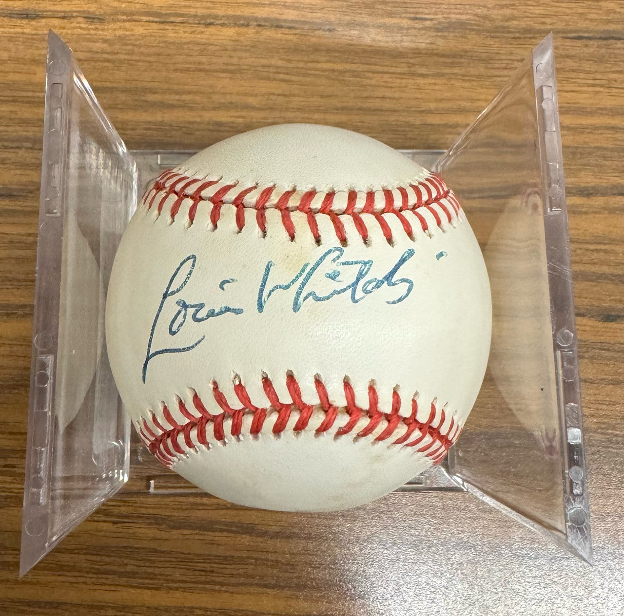 Lou Whitaker Signed Autographed Rawlings OMLB Baseball JSA