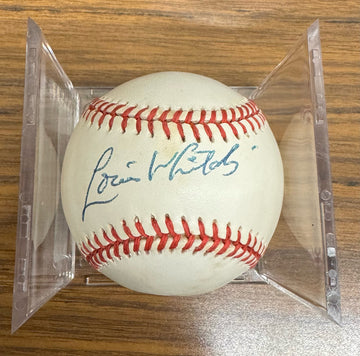 Lou Whitaker Signed Autographed Rawlings OMLB Baseball JSA