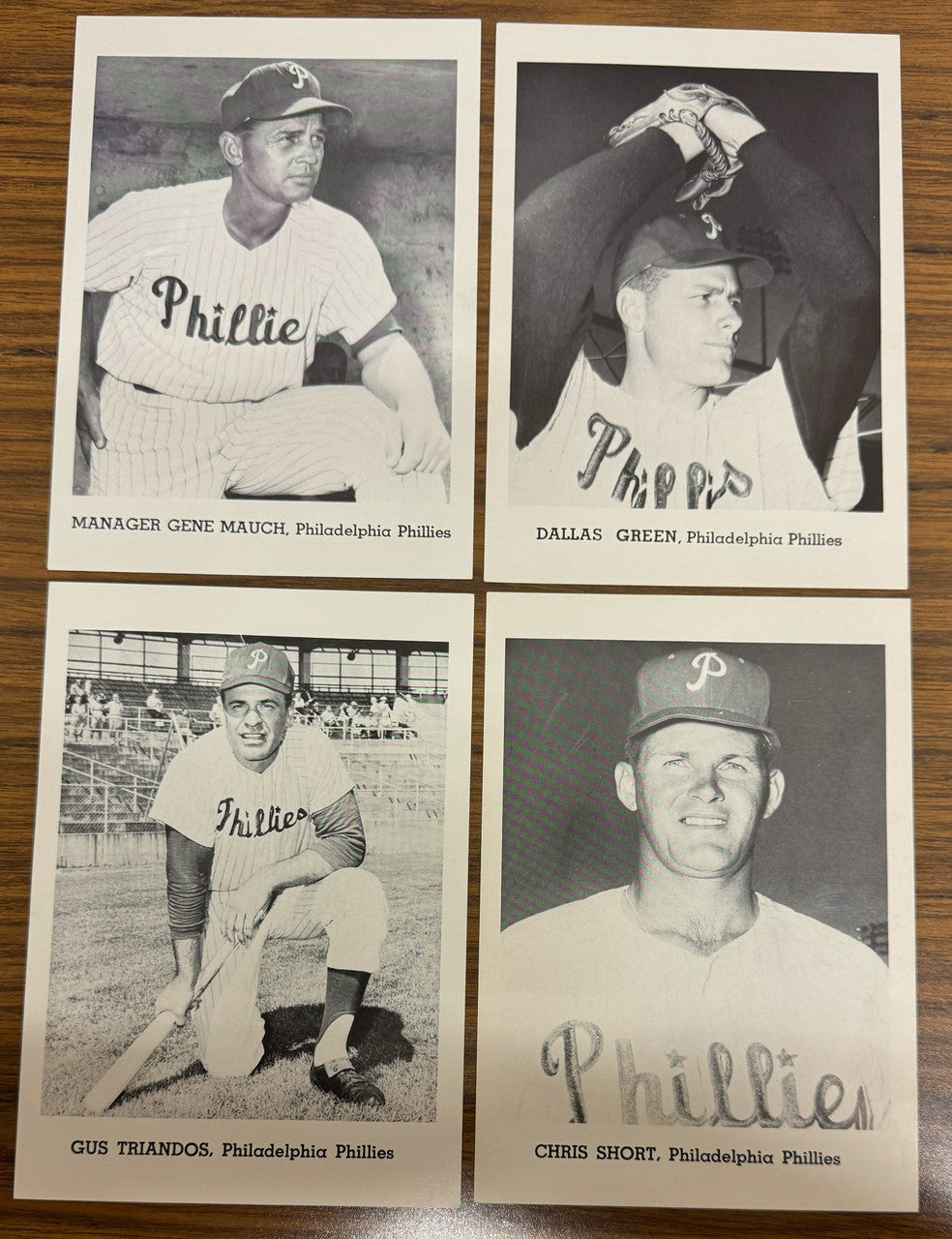 1960s Jay Publishing Philadelphia Phillies Picture Pack Set (12) in Envelope NM