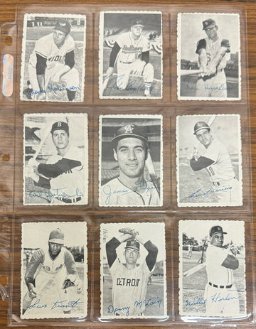1969 Topps Deckle Edge Baseball Complete Set (33) VG-EX/MT